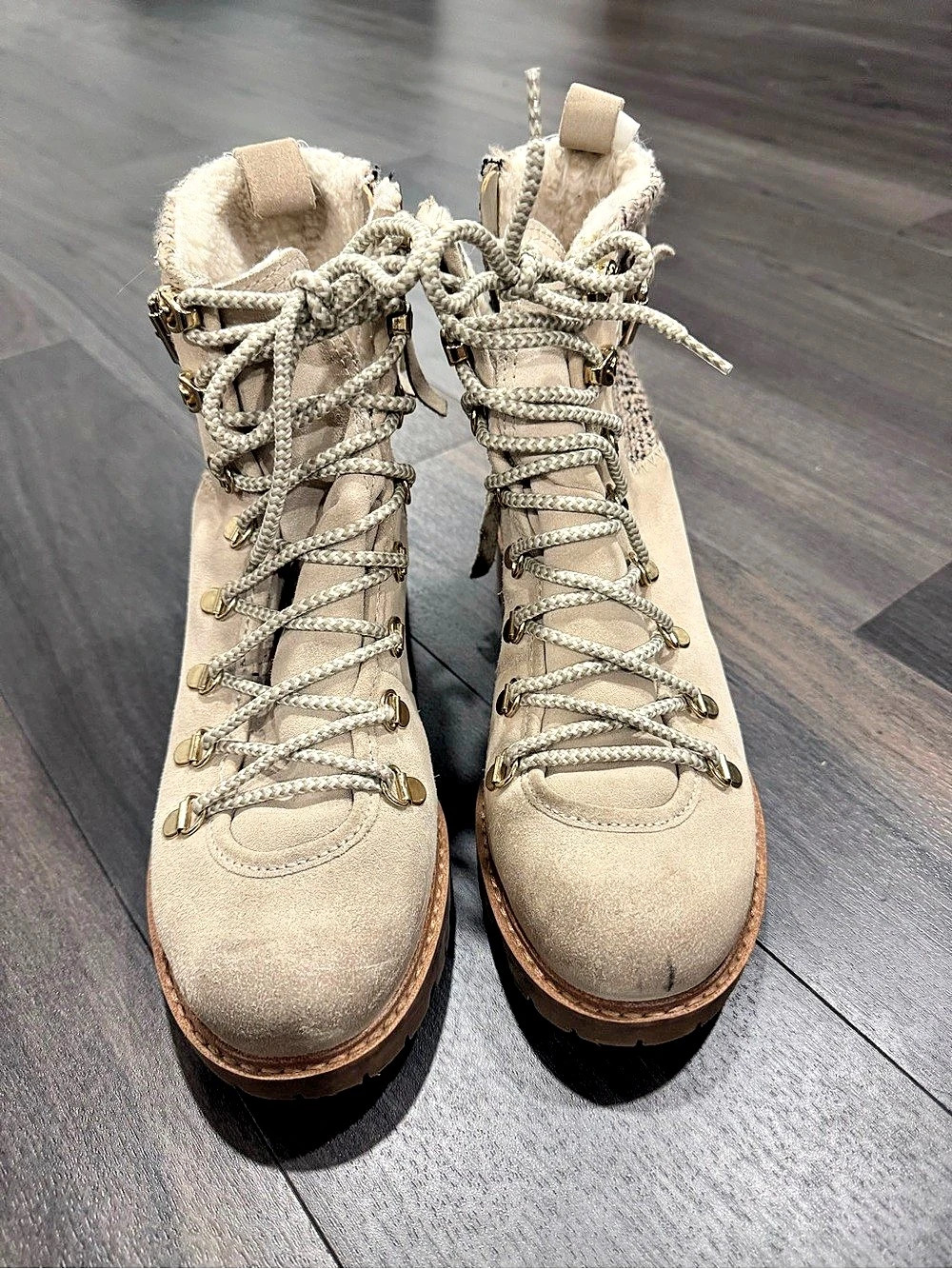 Sam Edelman winter boots in Beige